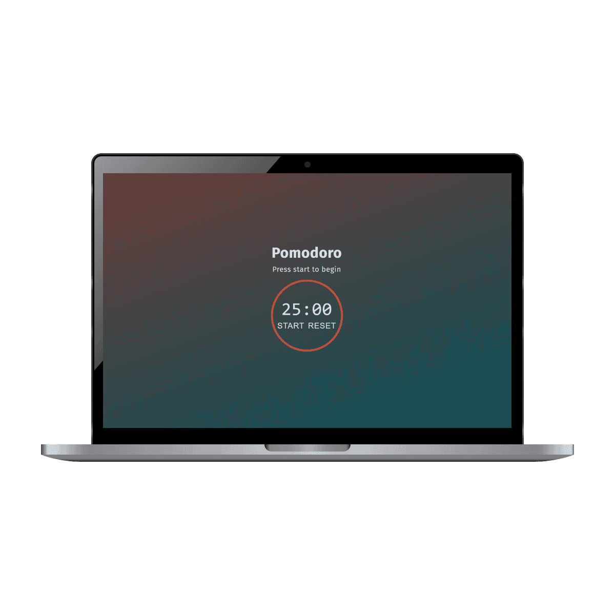 Pomodoro App Mockup